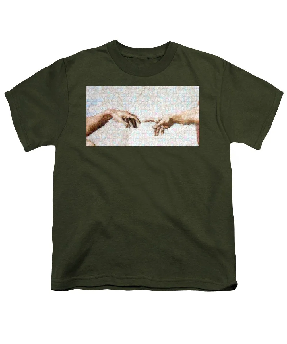 Michelangelo fingers - Youth T-Shirt