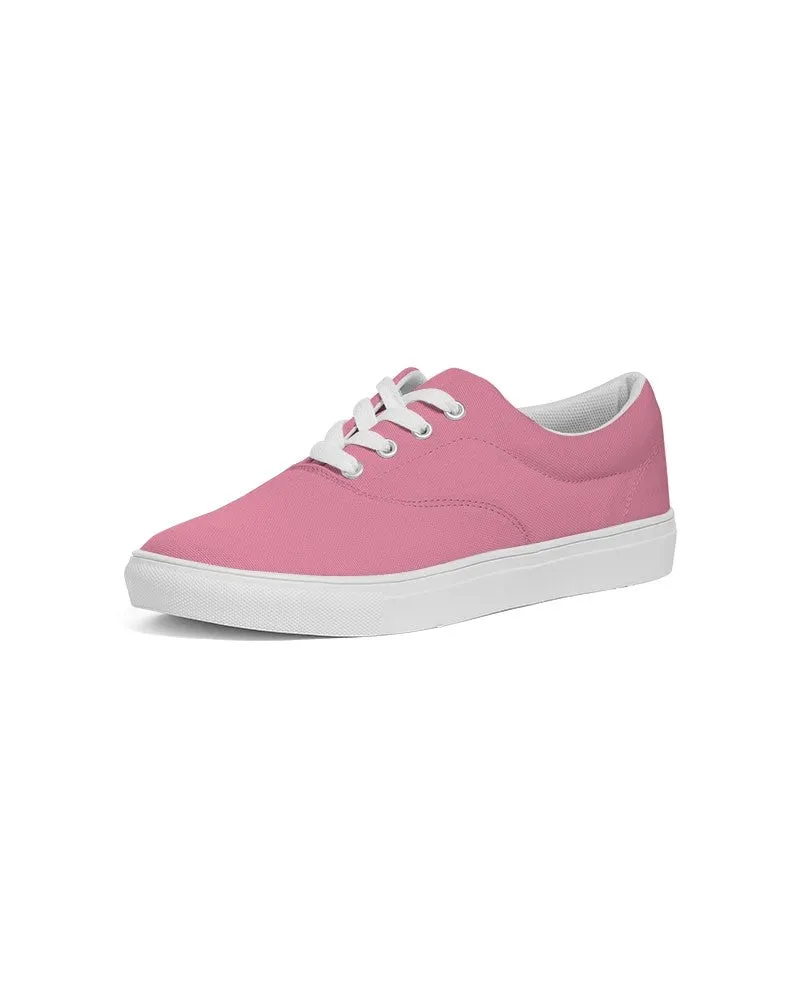 Pastel Cool Pink Men's Canvas Sneakers | Men's | Bright Pastel Cool Pink | C0M60Y15K0