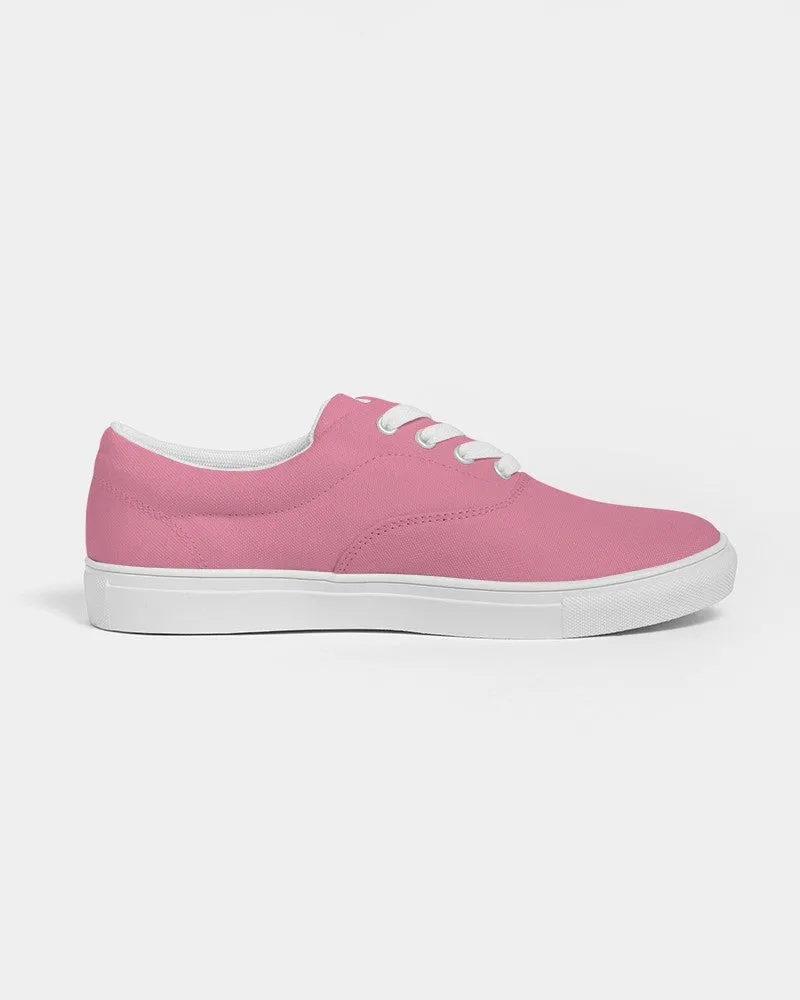 Pastel Cool Pink Women's Canvas Sneakers | Women's | Bright Pastel Cool Pink | C0M60Y15K0