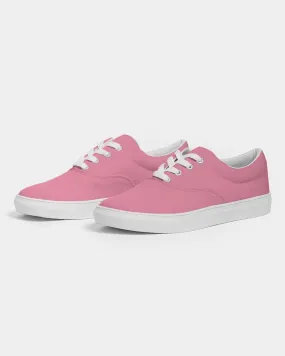 Pastel Cool Pink Women's Canvas Sneakers | Women's | Bright Pastel Cool Pink | C0M60Y15K0