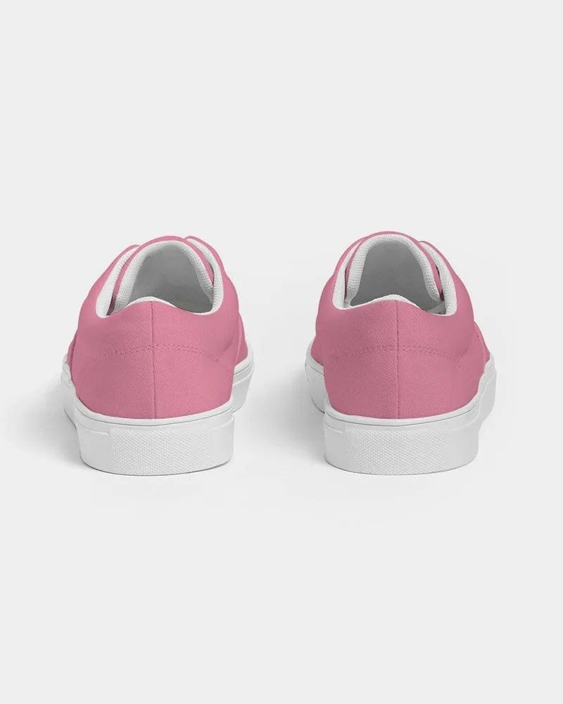 Pastel Cool Pink Women's Canvas Sneakers | Women's | Bright Pastel Cool Pink | C0M60Y15K0