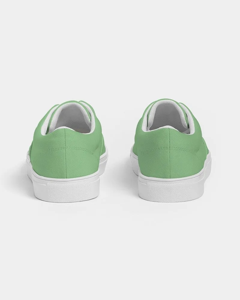 Pastel Green Men's Canvas Sneakers | Men's | Bright Pastel Green | C45M0Y60K0