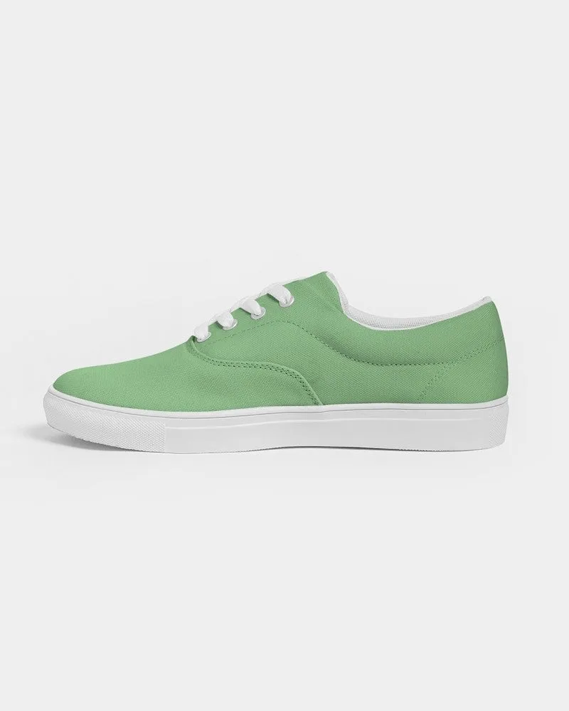 Pastel Green Men's Canvas Sneakers | Men's | Bright Pastel Green | C45M0Y60K0