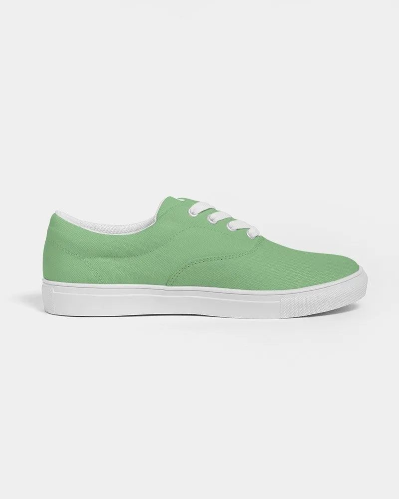 Pastel Green Men's Canvas Sneakers | Men's | Bright Pastel Green | C45M0Y60K0