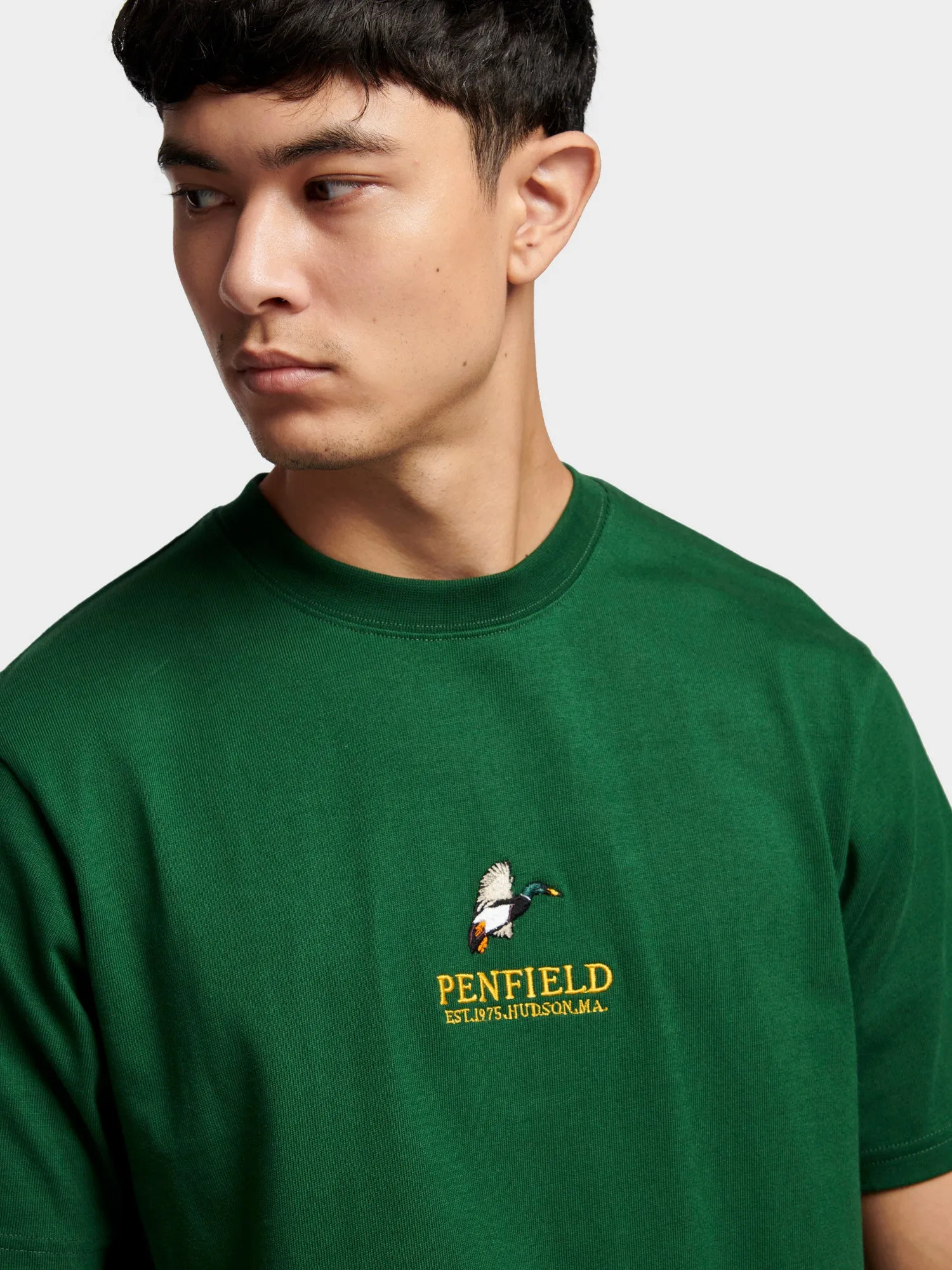 Penfield Mens Embroidered Mallard T-Shirt Eden