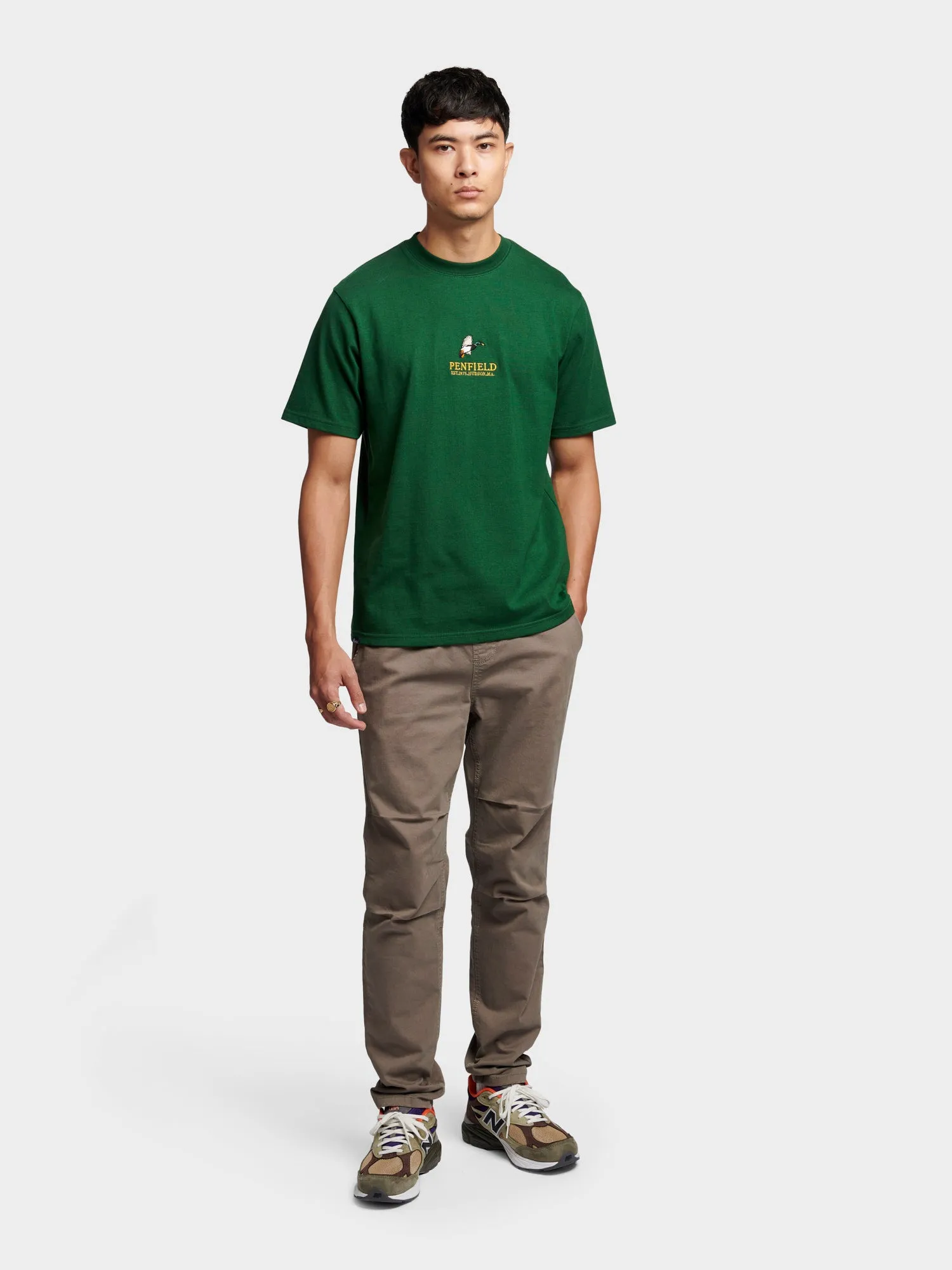 Penfield Mens Embroidered Mallard T-Shirt Eden