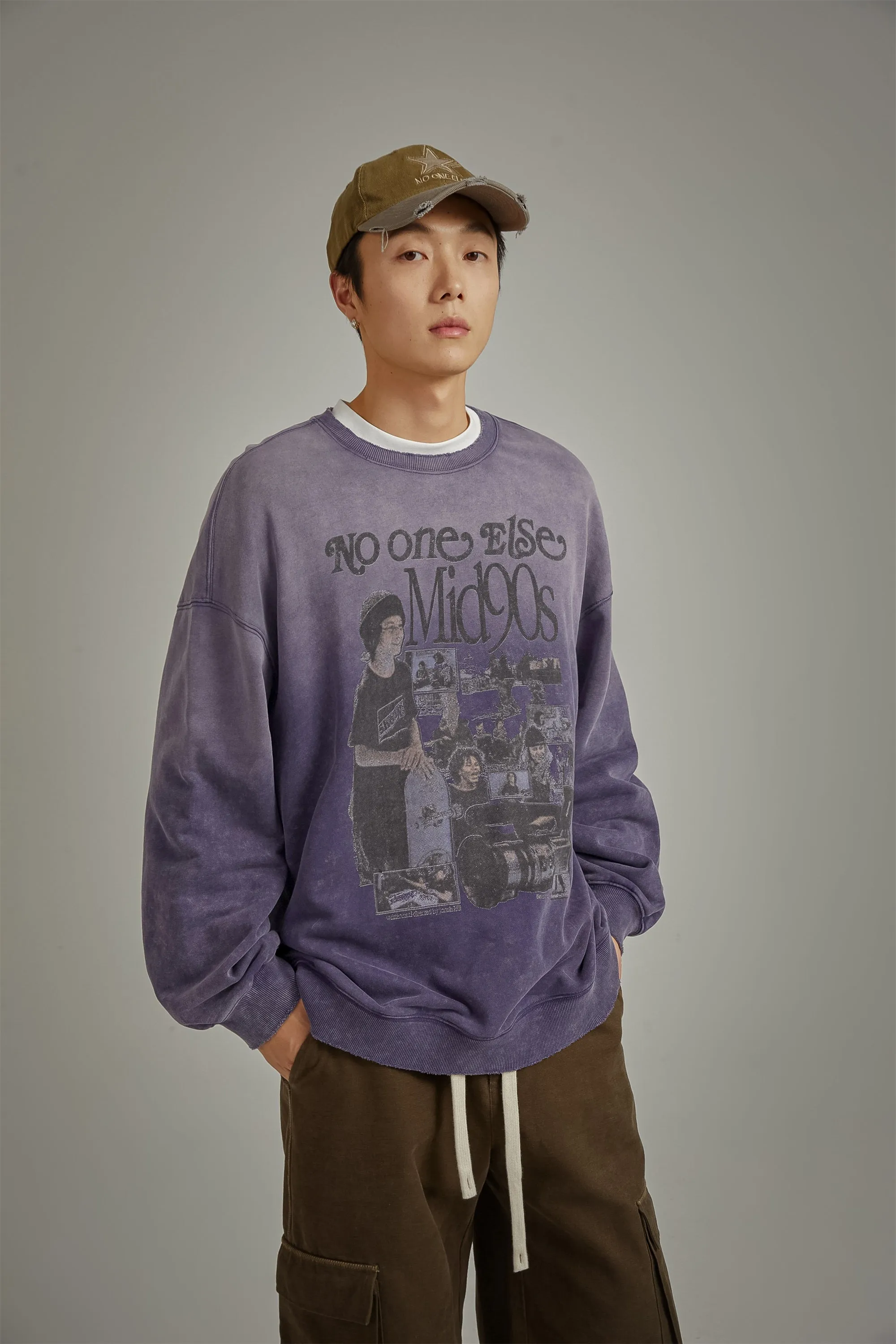 Printed Loose Fit Mid Nineties Sweatshirt