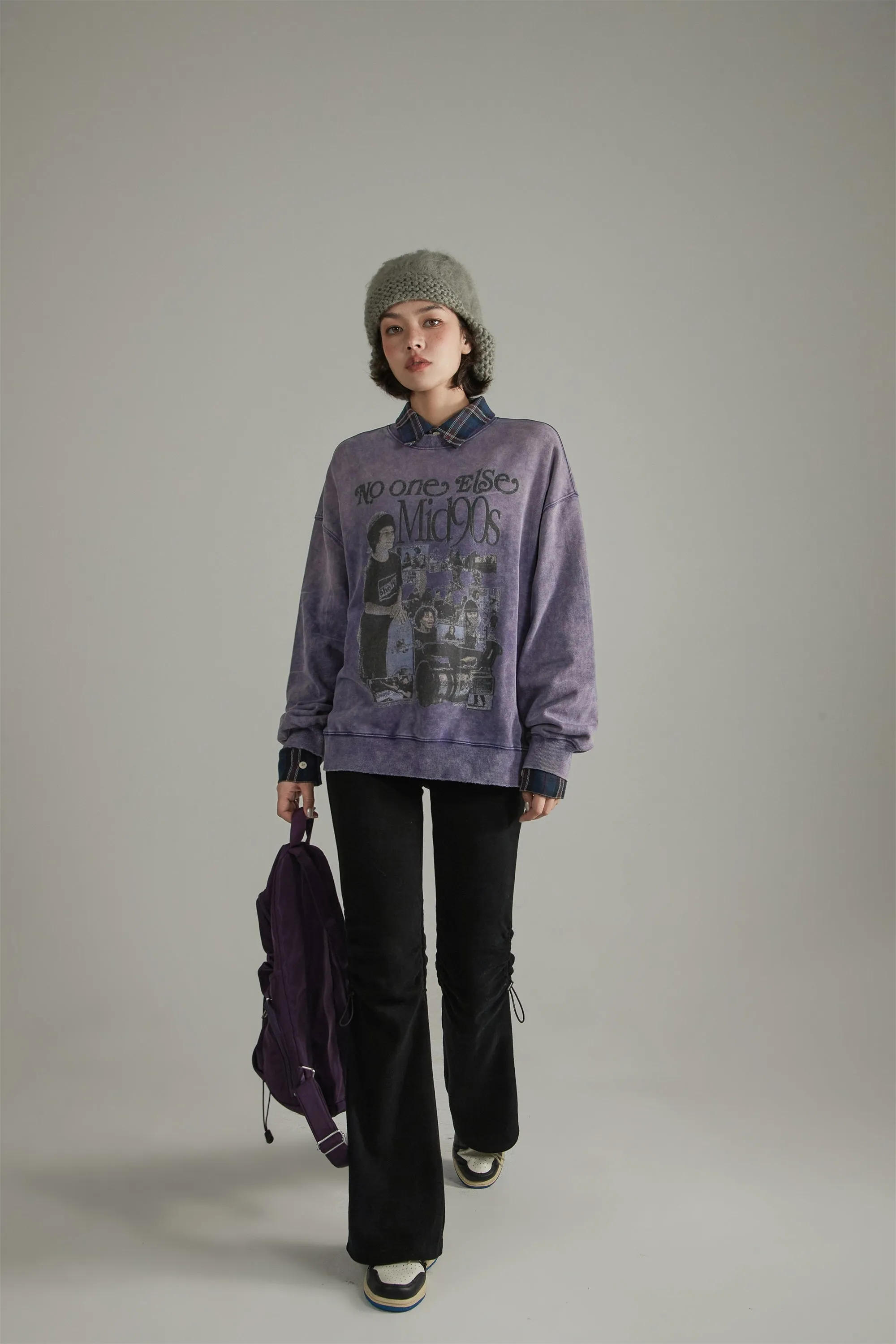 Printed Loose Fit Mid Nineties Sweatshirt