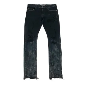 Stained Distressed Denim