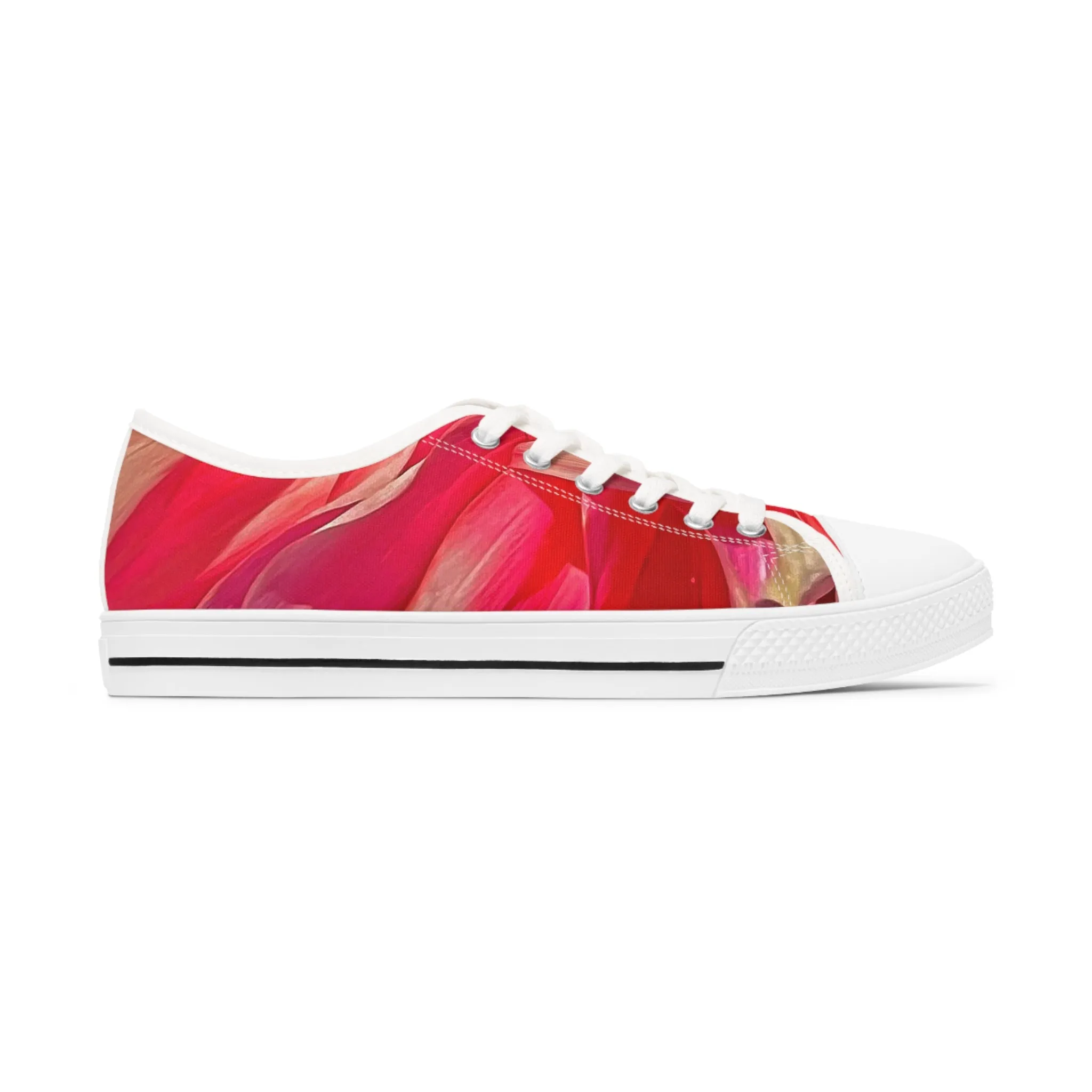 Stylishly Trendy Ribbon of Color Women's Low Top Sneakers| Women's Low Top Canvas Sneakers| Ladies' Canvas Tennis Shoes|Gifts for Her