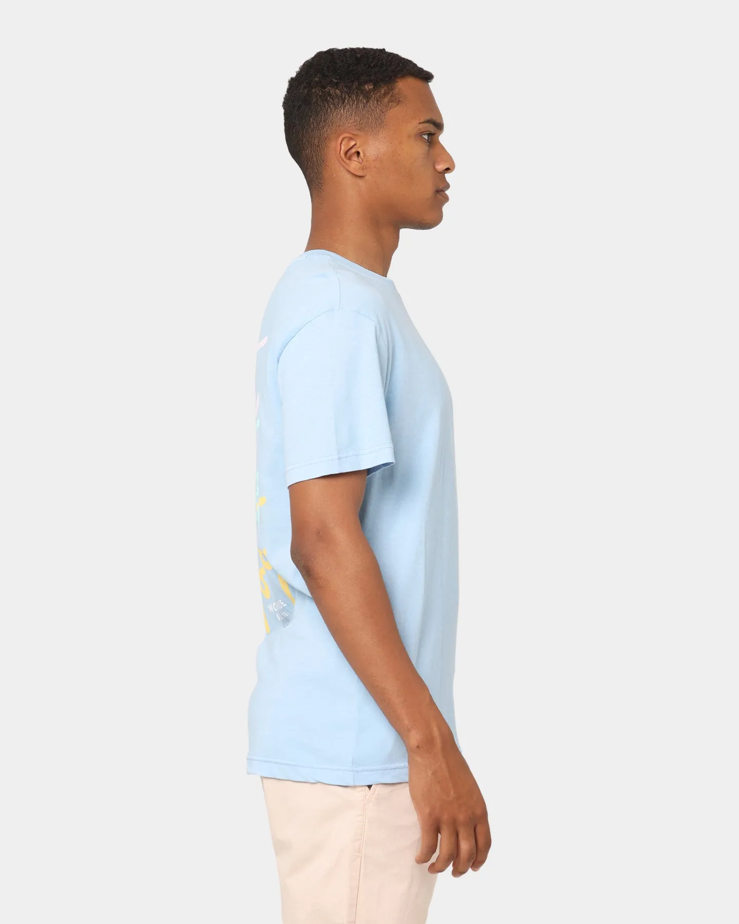 Tommy Jeans Repeat Script T-Shirt Light Powder Blue