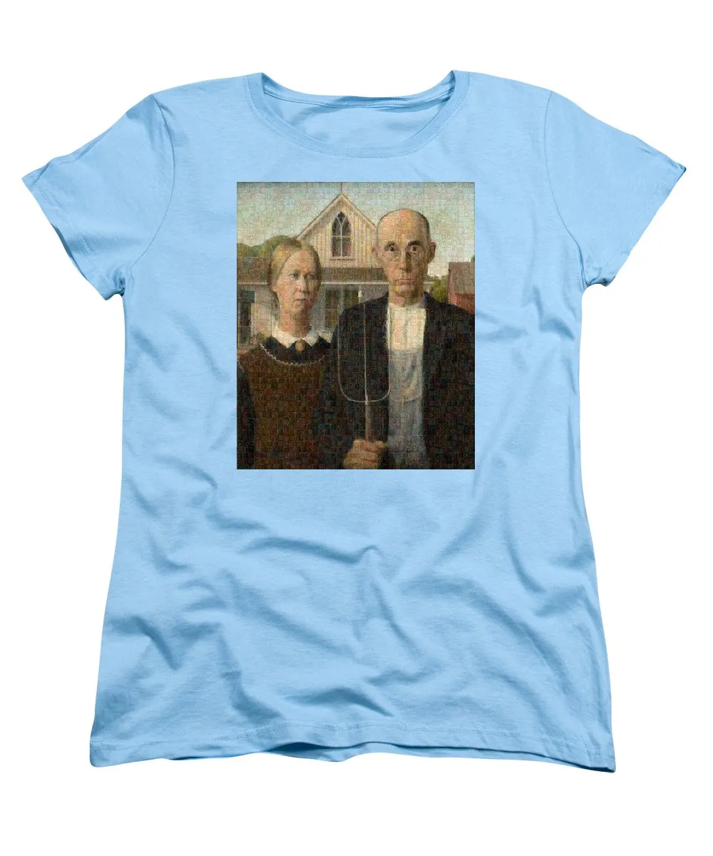 Tribute to American Gothic - Women's T-Shirt (Standard Fit)