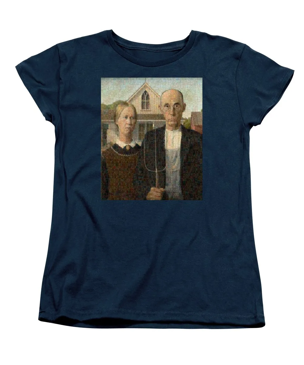 Tribute to American Gothic - Women's T-Shirt (Standard Fit)