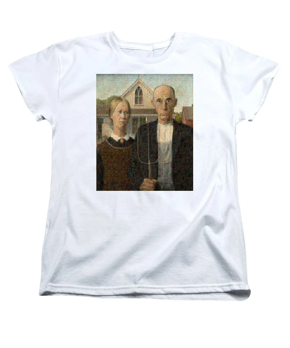 Tribute to American Gothic - Women's T-Shirt (Standard Fit)