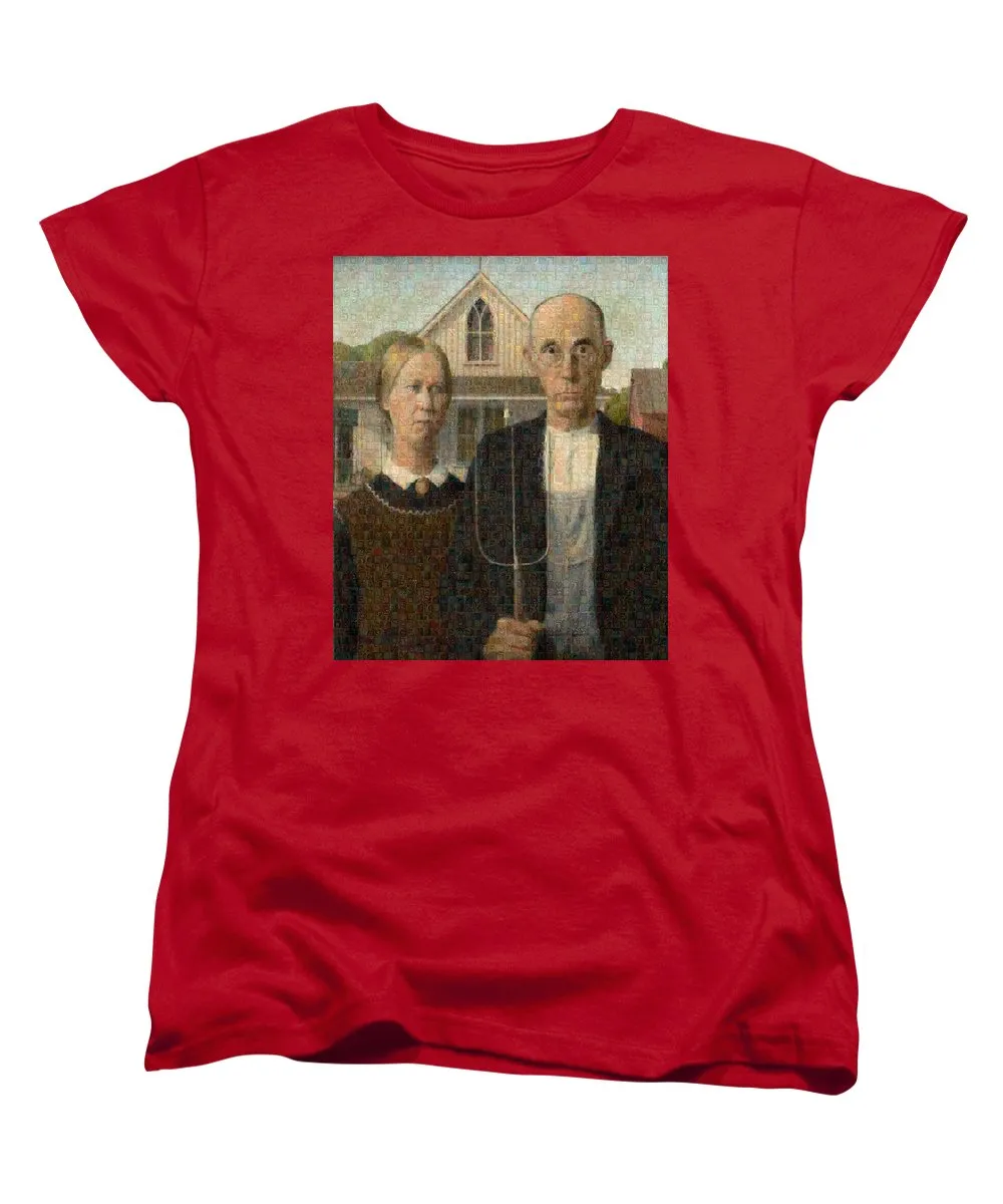 Tribute to American Gothic - Women's T-Shirt (Standard Fit)