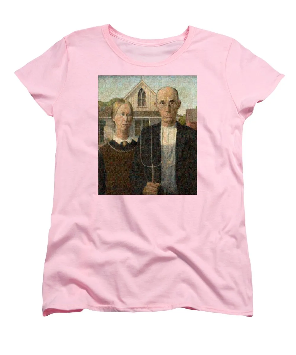 Tribute to American Gothic - Women's T-Shirt (Standard Fit)