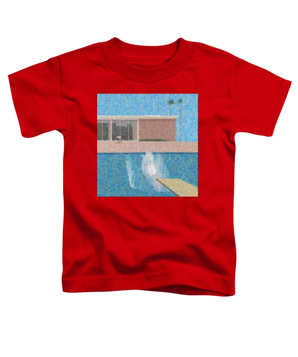 Tribute to Hockney - Toddler T-Shirt